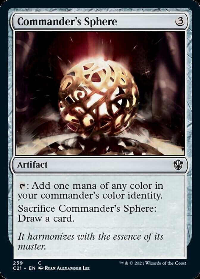 Commander's Sphere [Commander 2021] MTG Single Magic: The Gathering  | Multizone: Comics And Games