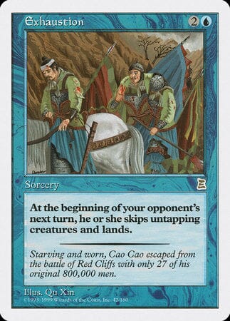 Exhaustion [Portal Three Kingdoms] MTG Single Magic: The Gathering  | Multizone: Comics And Games