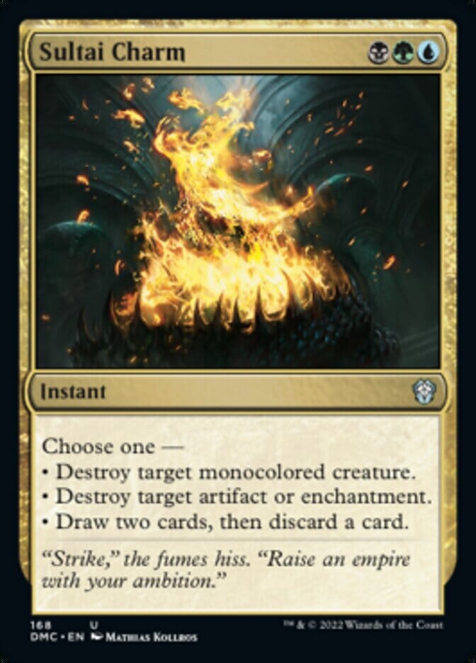Sultai Charm [Dominaria United Commander] MTG Single Magic: The Gathering  | Multizone: Comics And Games
