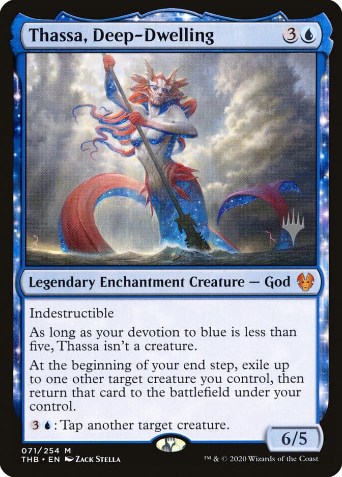 Thassa, Deep-Dwelling (Promo Pack) [Theros Beyond Death Promos] MTG Single Magic: The Gathering  | Multizone: Comics And Games
