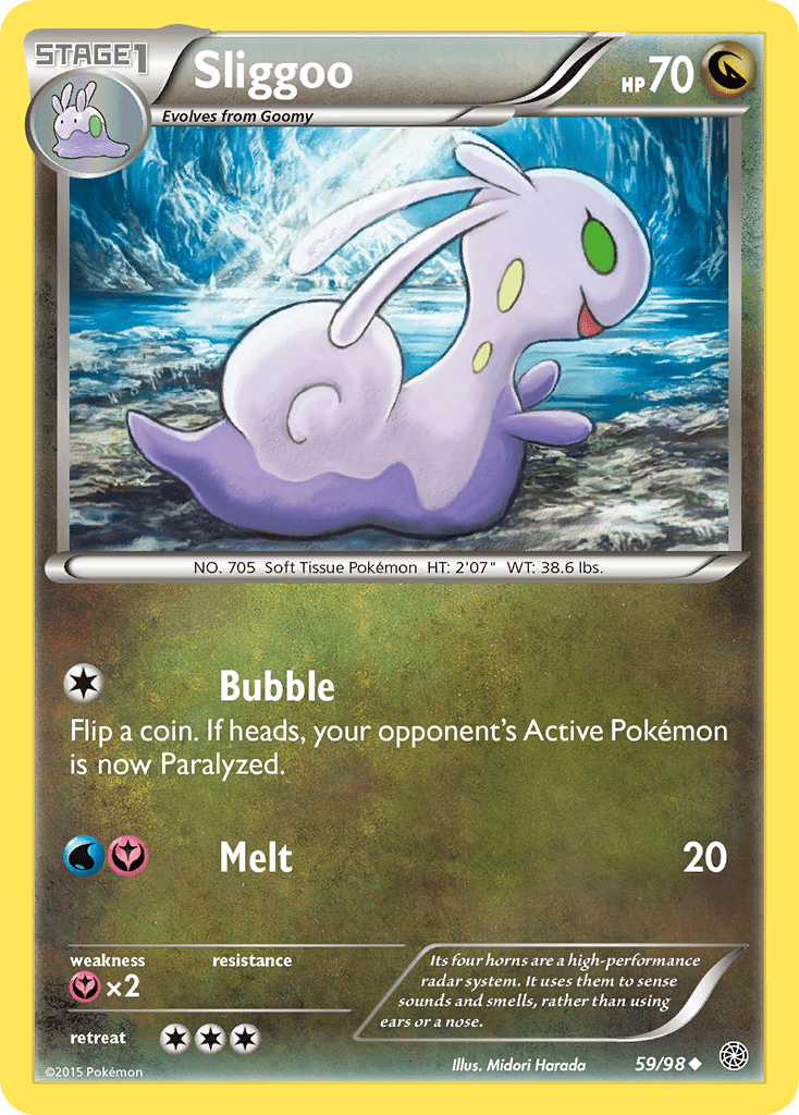 Sliggoo (59/98) [XY: Ancient Origins] Pokemon Single Pokémon  | Multizone: Comics And Games