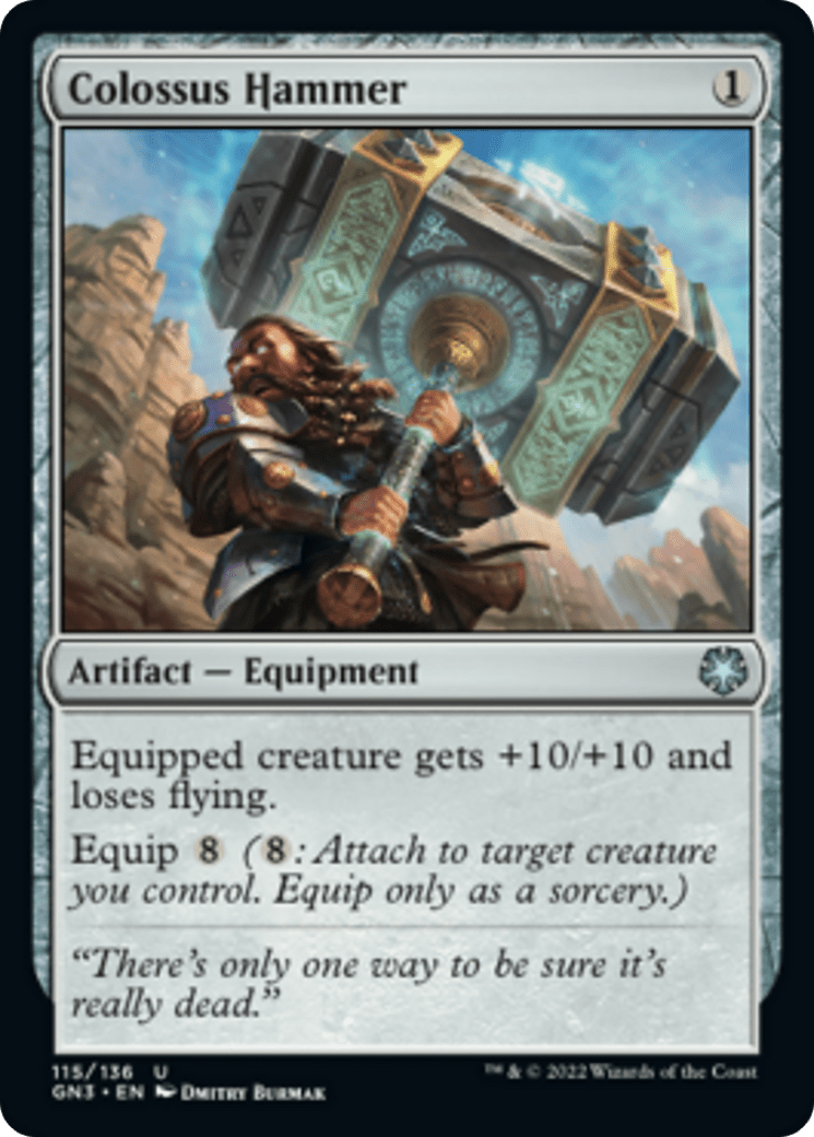 Colossus Hammer [Game Night: Free-for-All] MTG Single Magic: The Gathering  | Multizone: Comics And Games