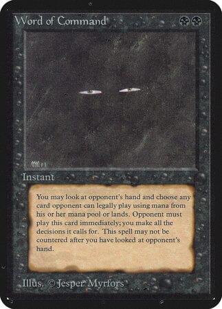 Word of Command [Limited Edition Alpha] MTG Single Magic: The Gathering  | Multizone: Comics And Games