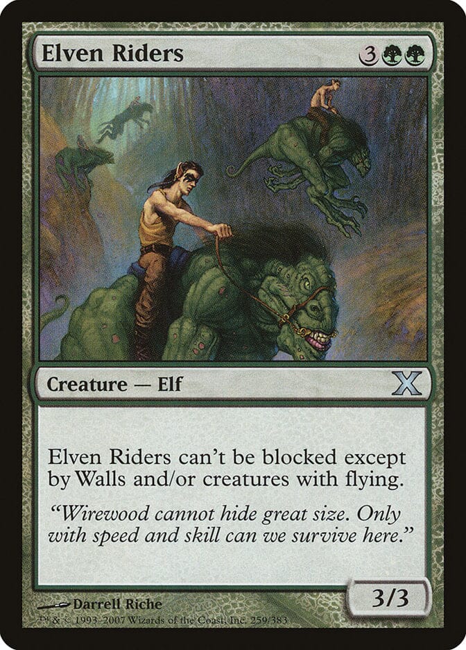 Elven Riders [Tenth Edition] MTG Single Magic: The Gathering  | Multizone: Comics And Games