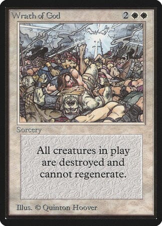 Wrath of God [Limited Edition Beta] MTG Single Magic: The Gathering  | Multizone: Comics And Games