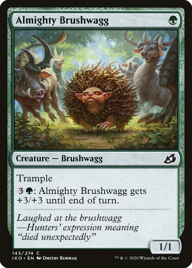 Almighty Brushwagg [Ikoria: Lair of Behemoths] MTG Single Magic: The Gathering  | Multizone: Comics And Games