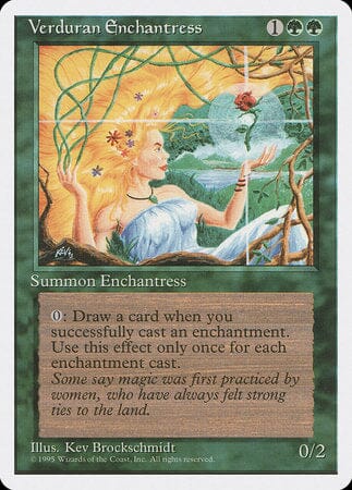 Verduran Enchantress [Fourth Edition] MTG Single Magic: The Gathering  | Multizone: Comics And Games