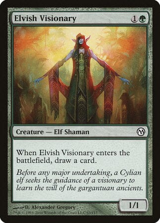 Elvish Visionary [Duels of the Planeswalkers] MTG Single Magic: The Gathering  | Multizone: Comics And Games