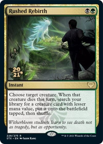 Rushed Rebirth [Strixhaven: School of Mages Prerelease Promos] MTG Single Magic: The Gathering  | Multizone: Comics And Games