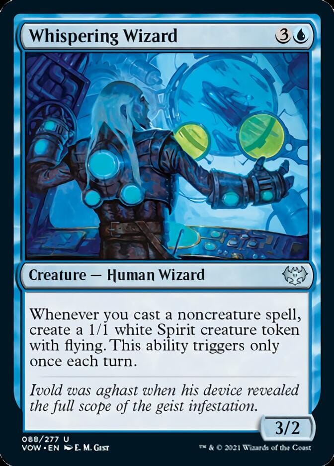 Whispering Wizard [Innistrad: Crimson Vow] MTG Single Magic: The Gathering  | Multizone: Comics And Games