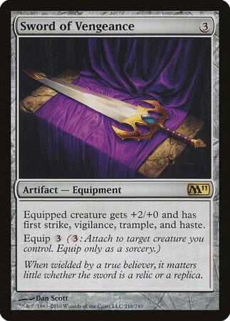 Sword of Vengeance [Magic 2011] MTG Single Magic: The Gathering  | Multizone: Comics And Games