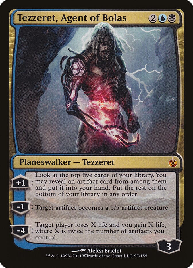 Tezzeret, Agent of Bolas [Mirrodin Besieged] MTG Single Magic: The Gathering  | Multizone: Comics And Games