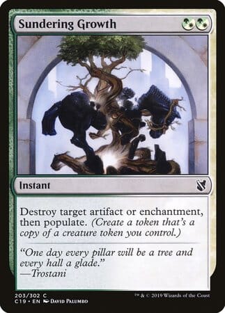 Sundering Growth [Commander 2019] MTG Single Magic: The Gathering  | Multizone: Comics And Games