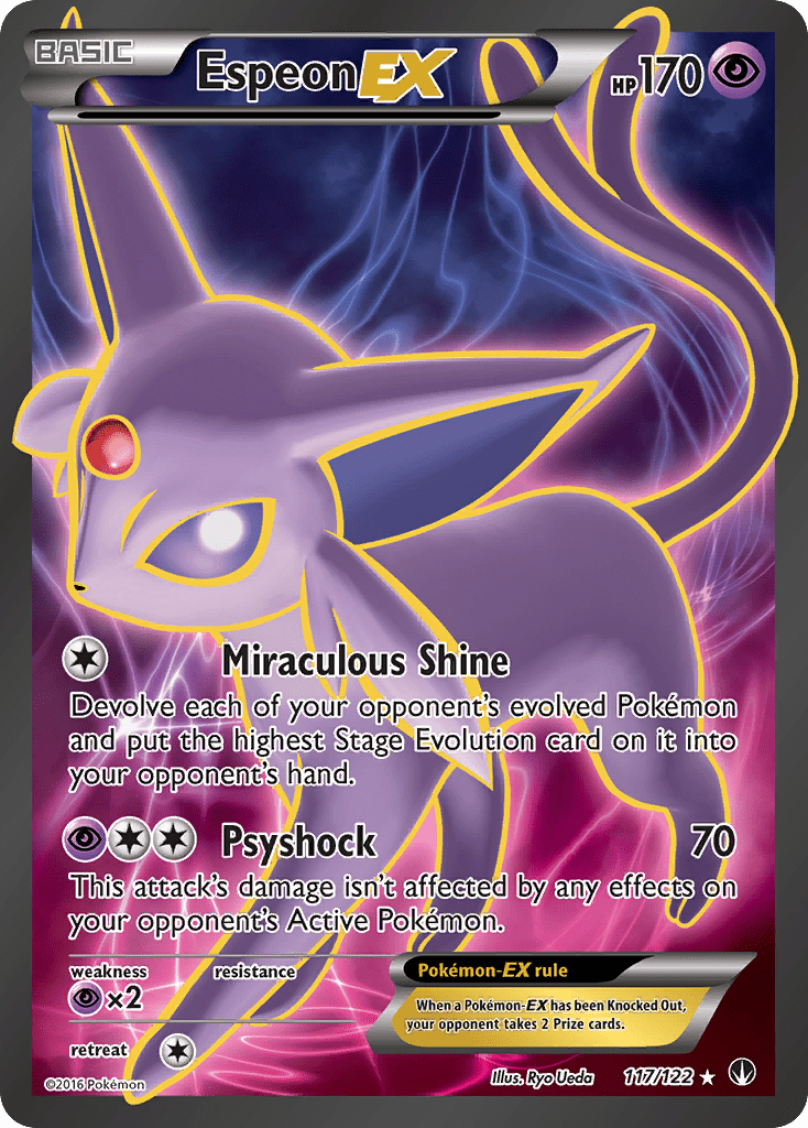 Espeon EX (117/122) [XY: BREAKpoint] Pokemon Single Pokémon  | Multizone: Comics And Games