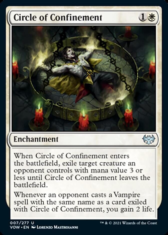 Circle of Confinement [Innistrad: Crimson Vow] MTG Single Magic: The Gathering  | Multizone: Comics And Games