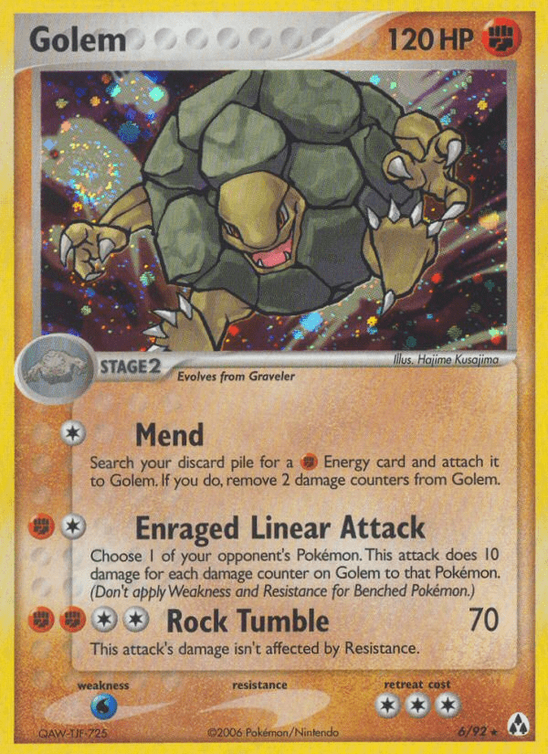 Golem (6/92) [EX: Legend Maker] Pokemon Single Pokémon  | Multizone: Comics And Games