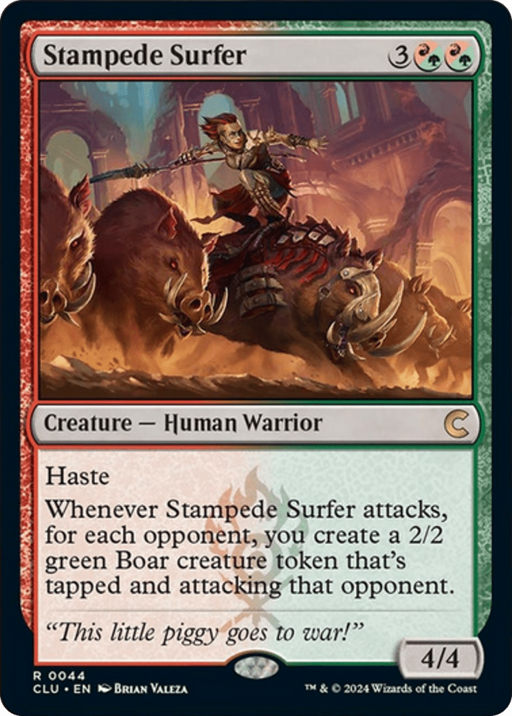 Stampede Surfer [Ravnica: Clue Edition] MTG Single Magic: The Gathering  | Multizone: Comics And Games