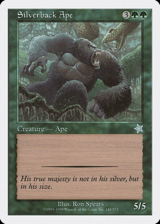 Silverback Ape [Starter 1999] MTG Single Magic: The Gathering  | Multizone: Comics And Games