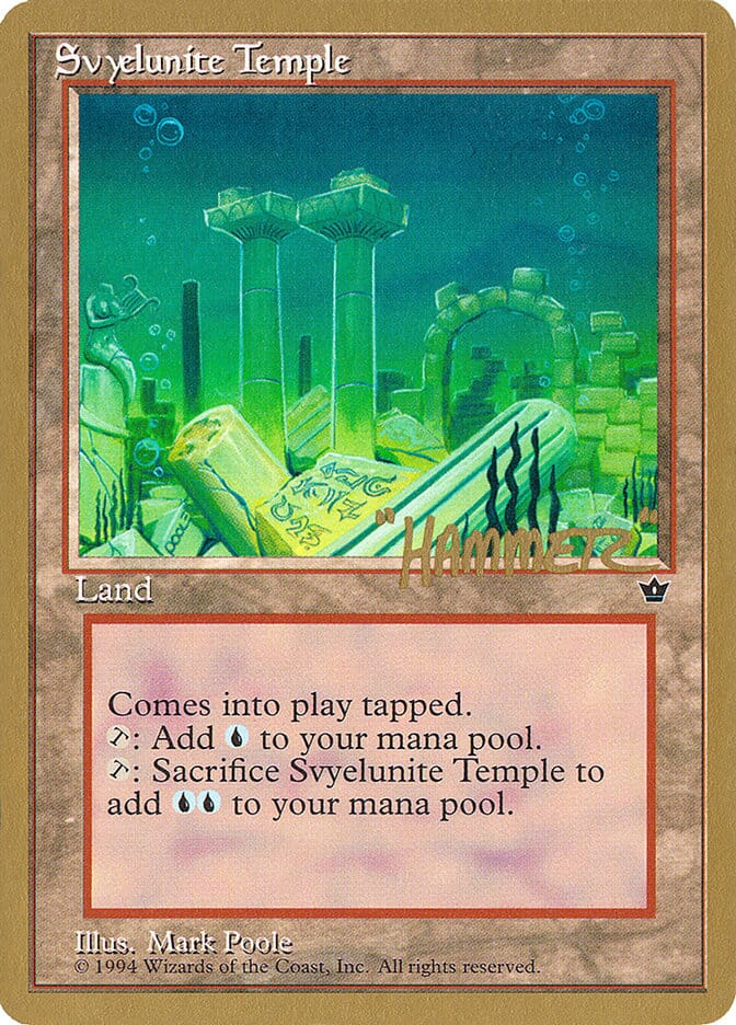 Svyelunite Temple (Shawn "Hammer" Regnier) [Pro Tour Collector Set] MTG Single Magic: The Gathering  | Multizone: Comics And Games