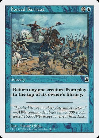 Forced Retreat [Portal Three Kingdoms] MTG Single Magic: The Gathering  | Multizone: Comics And Games