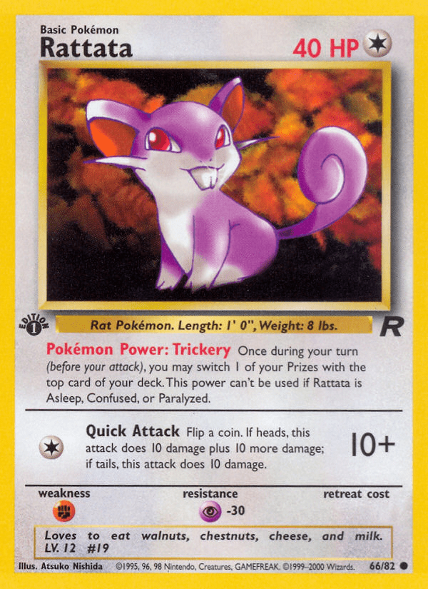 Rattata (66/82) [Team Rocket 1st Edition] Pokemon Single Pokémon  | Multizone: Comics And Games