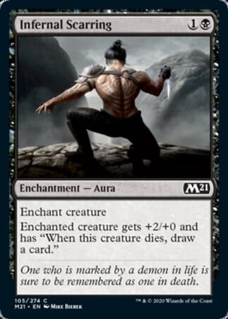 Infernal Scarring [Core Set 2021] MTG Single Magic: The Gathering  | Multizone: Comics And Games