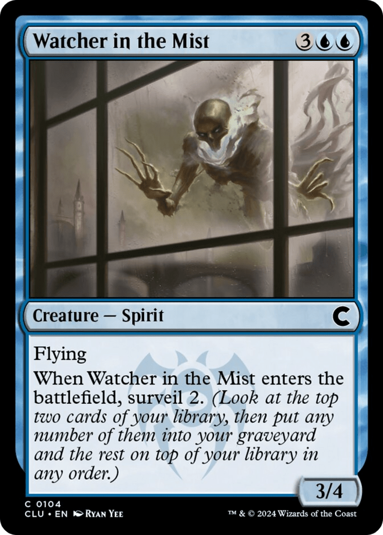 Watcher in the Mist [Ravnica: Clue Edition] MTG Single Magic: The Gathering  | Multizone: Comics And Games