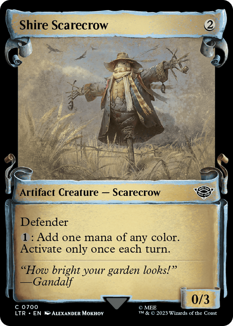 Shire Scarecrow [The Lord of the Rings: Tales of Middle-Earth Showcase Scrolls] MTG Single Magic: The Gathering  | Multizone: Comics And Games