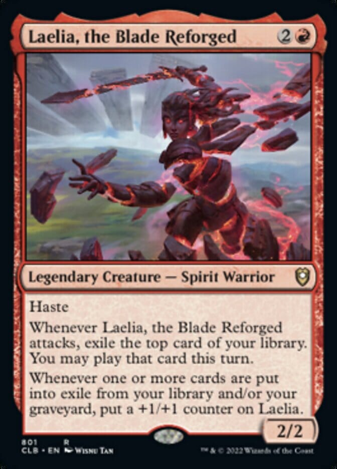 Laelia, the Blade Reforged [Commander Legends: Battle for Baldur's Gate] MTG Single Magic: The Gathering  | Multizone: Comics And Games