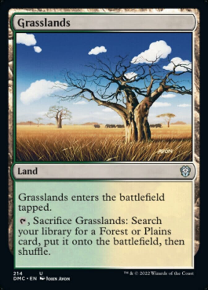 Grasslands [Dominaria United Commander] MTG Single Magic: The Gathering  | Multizone: Comics And Games