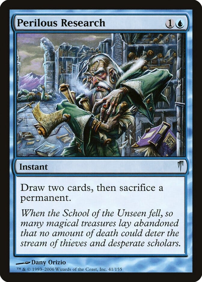 Perilous Research [Coldsnap] MTG Single Magic: The Gathering  | Multizone: Comics And Games