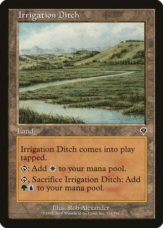 Irrigation Ditch [Invasion] MTG Single Magic: The Gathering  | Multizone: Comics And Games