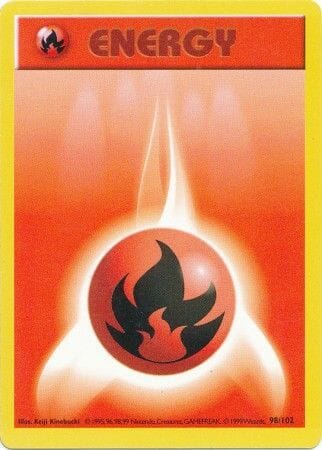 Fire Energy (98/102) [Base Set Shadowless Unlimited] Pokemon Single Pokémon  | Multizone: Comics And Games