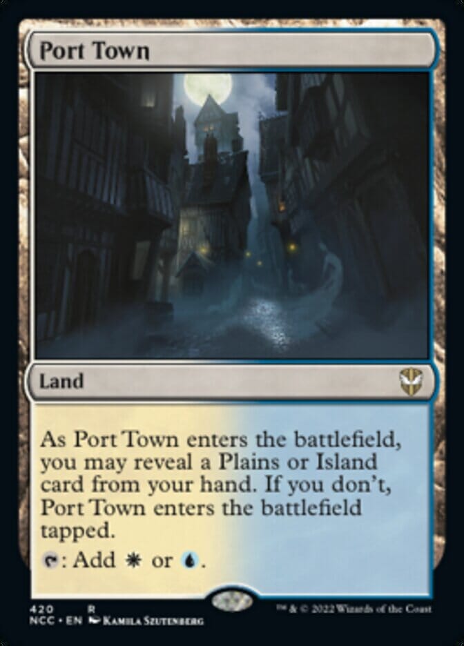 Port Town [Streets of New Capenna Commander] MTG Single Magic: The Gathering  | Multizone: Comics And Games