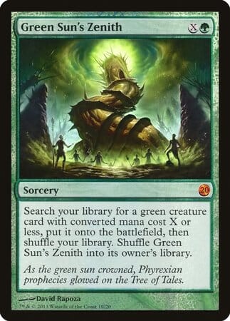 Green Sun's Zenith [From the Vault: Twenty] MTG Single Magic: The Gathering  | Multizone: Comics And Games