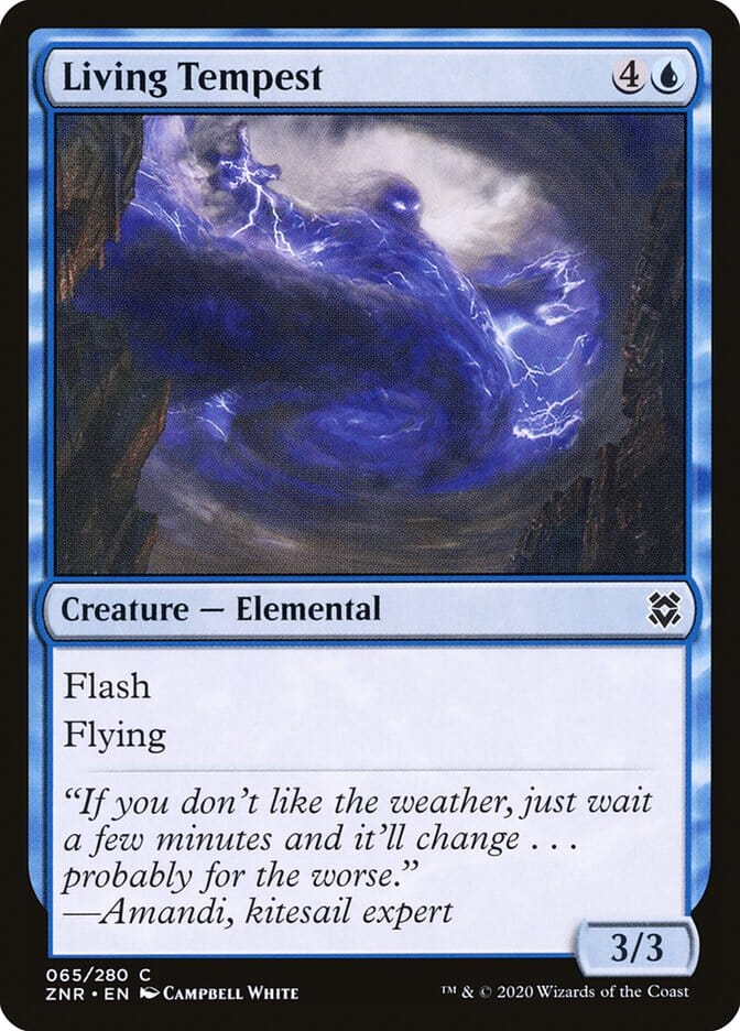 Living Tempest [Zendikar Rising] MTG Single Magic: The Gathering  | Multizone: Comics And Games