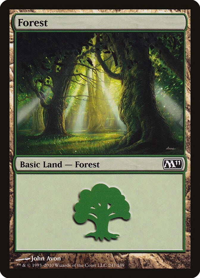 Forest (247) [Magic 2011] MTG Single Magic: The Gathering  | Multizone: Comics And Games