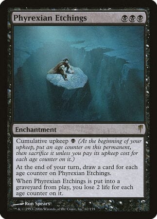 Phyrexian Etchings [Coldsnap] MTG Single Magic: The Gathering  | Multizone: Comics And Games