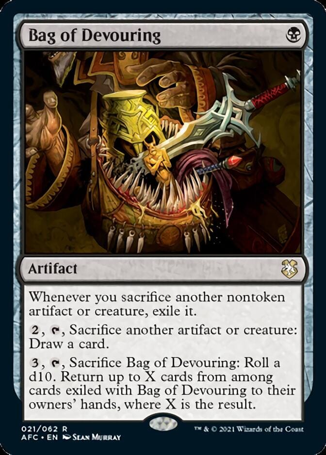 Bag of Devouring [Dungeons & Dragons: Adventures in the Forgotten Realms Commander] MTG Single Magic: The Gathering  | Multizone: Comics And Games