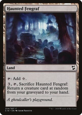 Haunted Fengraf [Commander 2018] MTG Single Magic: The Gathering  | Multizone: Comics And Games