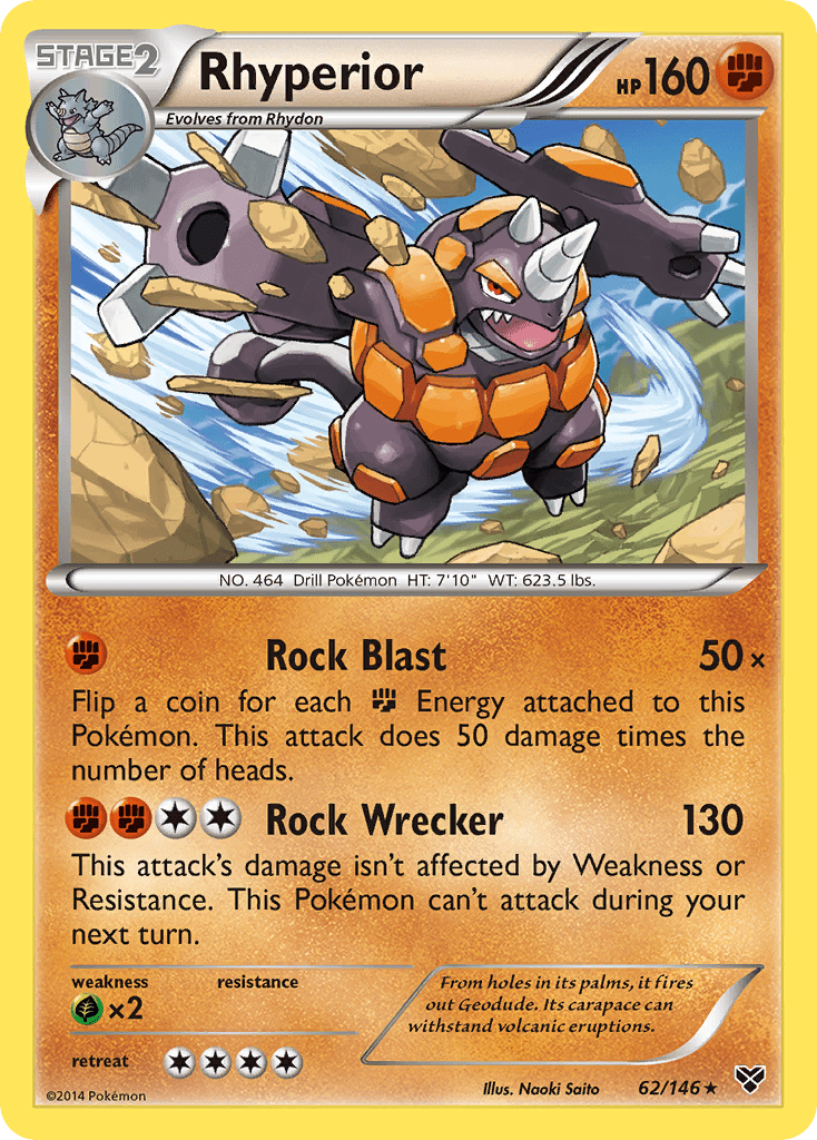 Rhyperior (62/146) [XY: Base Set] Pokemon Single Pokémon  | Multizone: Comics And Games