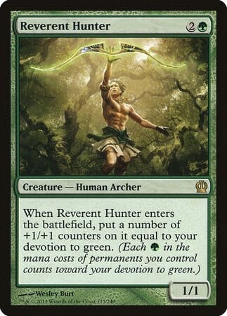 Reverent Hunter [Theros] MTG Single Magic: The Gathering  | Multizone: Comics And Games
