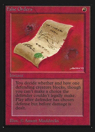 False Orders (IE) [Intl. Collectors’ Edition] MTG Single Magic: The Gathering  | Multizone: Comics And Games