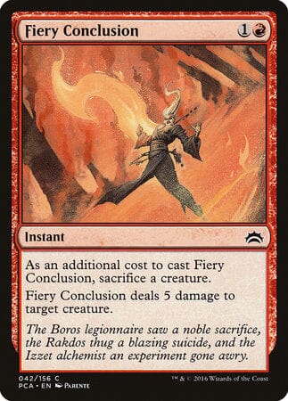 Fiery Conclusion [Planechase Anthology] MTG Single Magic: The Gathering  | Multizone: Comics And Games