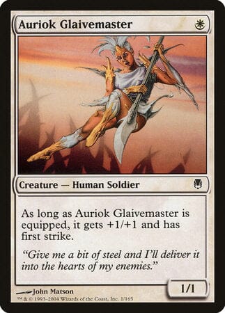 Auriok Glaivemaster [Darksteel] MTG Single Magic: The Gathering  | Multizone: Comics And Games