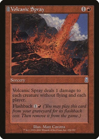 Volcanic Spray [Odyssey] MTG Single Magic: The Gathering  | Multizone: Comics And Games