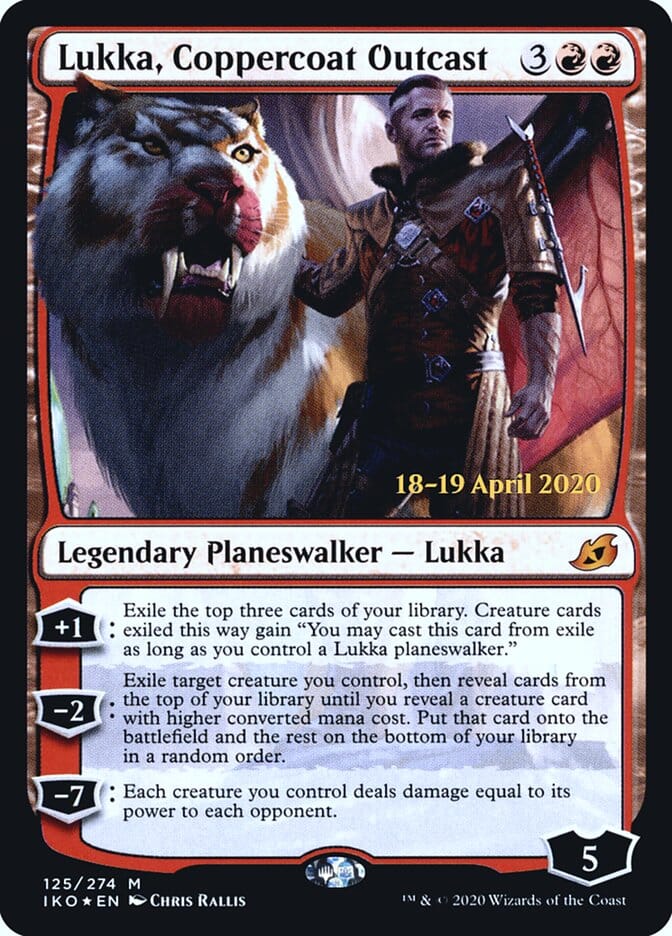 Lukka, Coppercoat Outcast [Ikoria: Lair of Behemoths Prerelease Promos] MTG Single Magic: The Gathering  | Multizone: Comics And Games