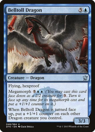 Belltoll Dragon [Dragons of Tarkir] MTG Single Magic: The Gathering  | Multizone: Comics And Games