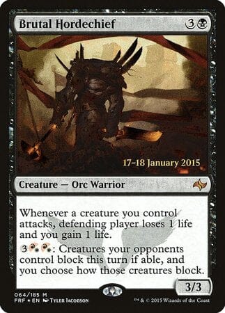 Brutal Hordechief [Fate Reforged Promos] MTG Single Magic: The Gathering  | Multizone: Comics And Games