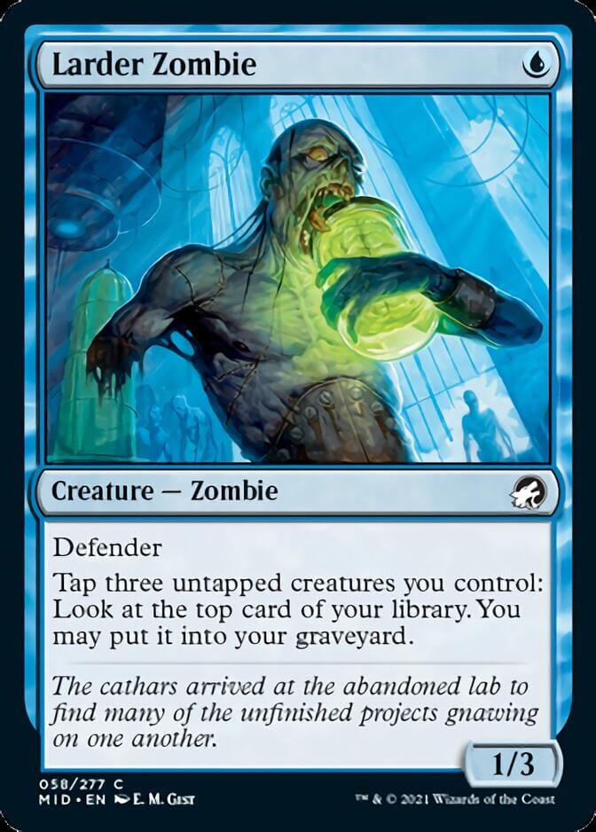 Larder Zombie [Innistrad: Midnight Hunt] MTG Single Magic: The Gathering  | Multizone: Comics And Games